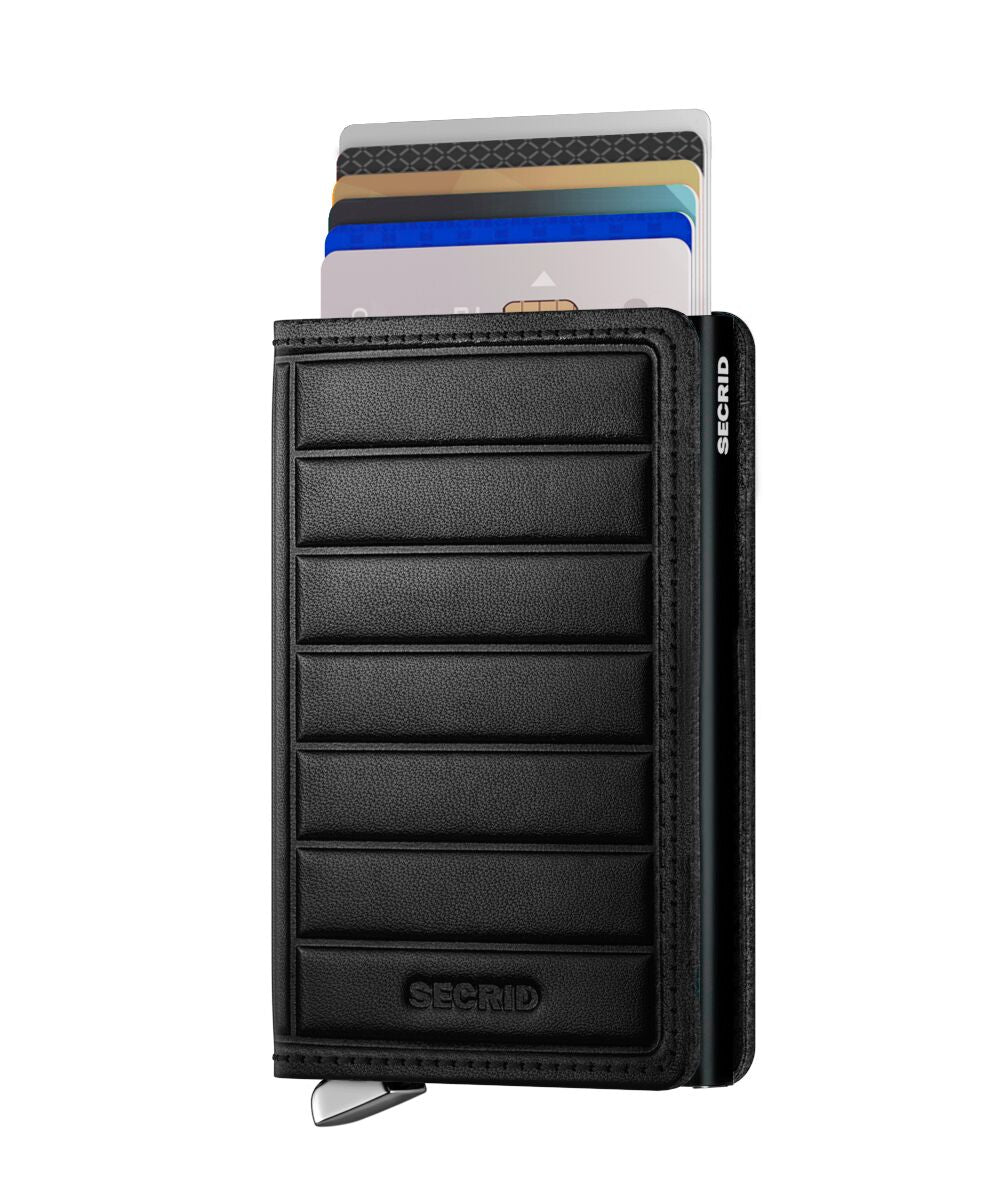 Secrid Slimwallet premium Emboss Lines black