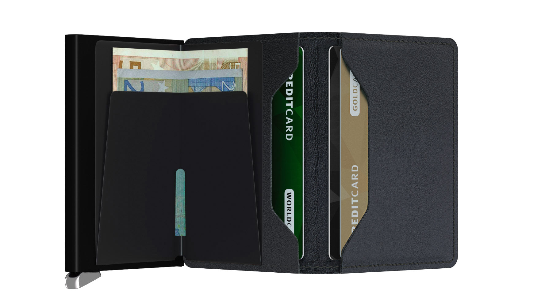 Secrid Slimwallet premium Emboss Lines black