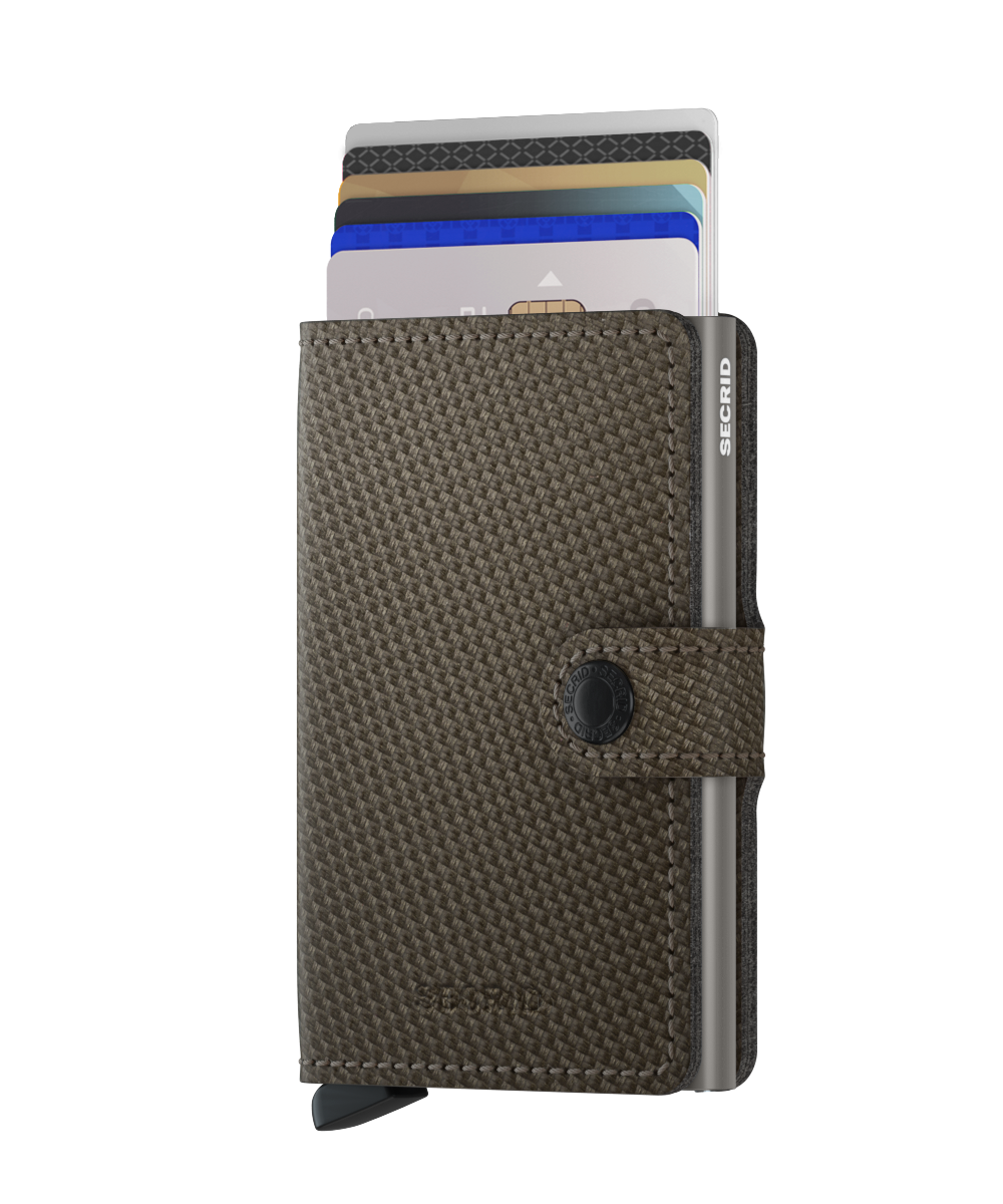 Secrid Miniwallet carbon khaki