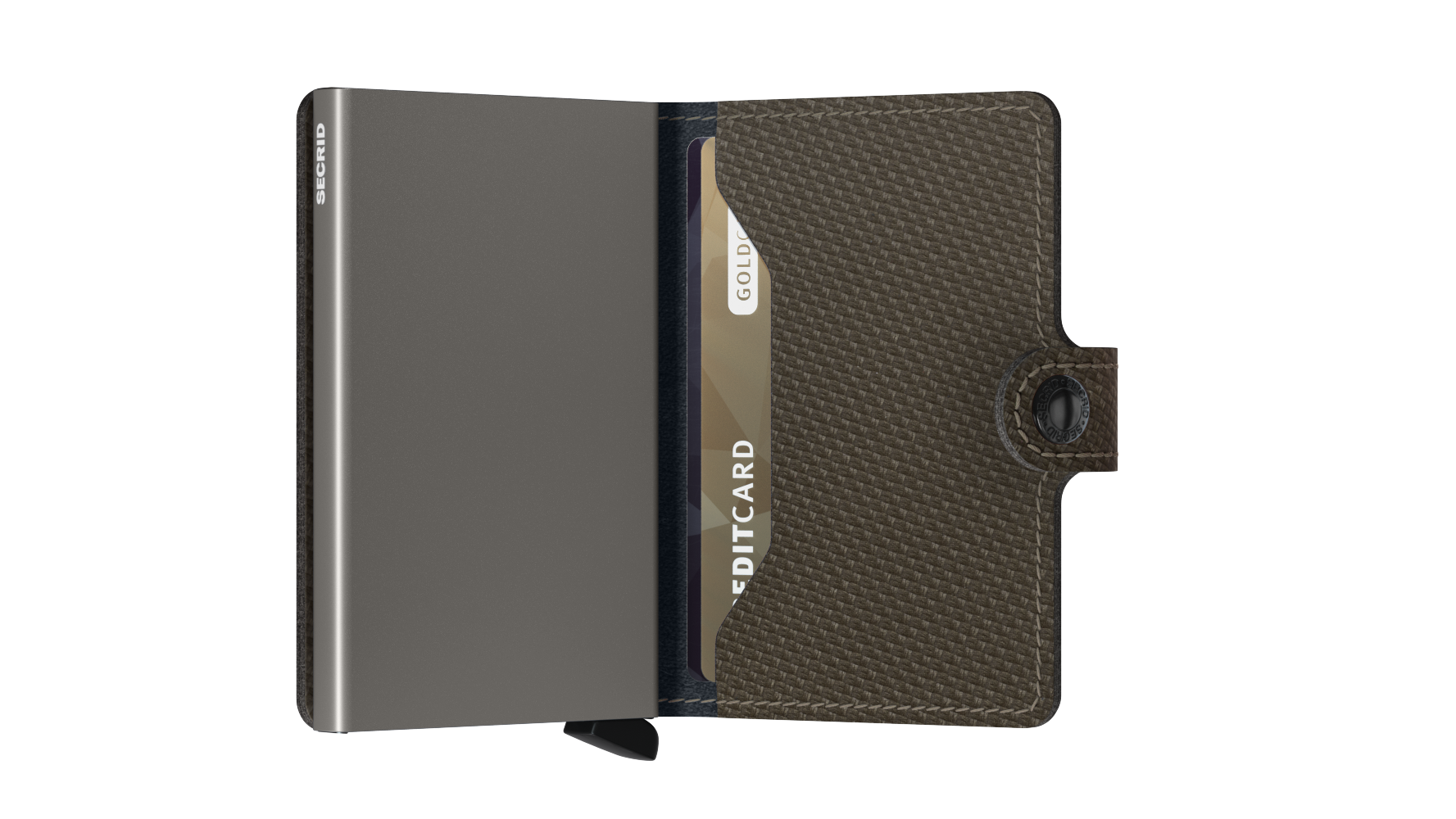 Secrid Miniwallet carbon khaki