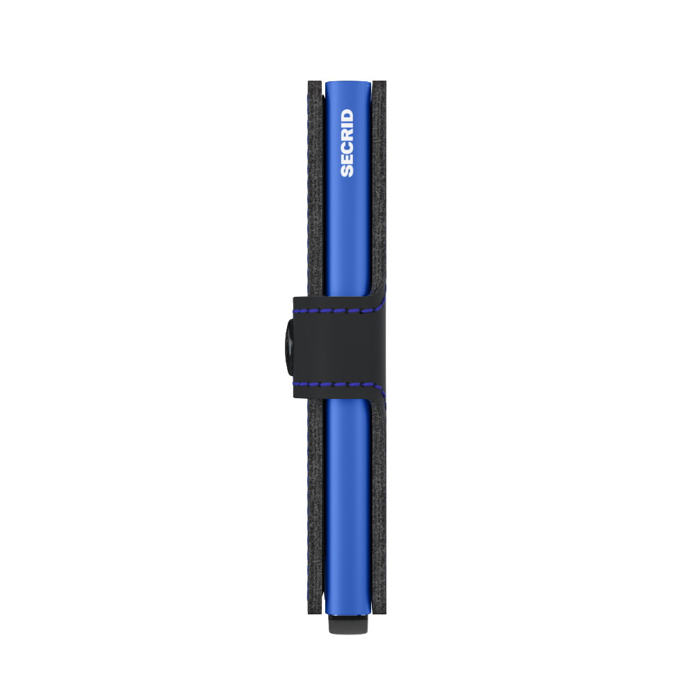 Secrid Miniwallet matte black & blue