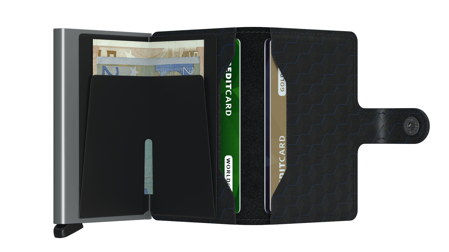 Secrid Miniwallet optisch schwarz