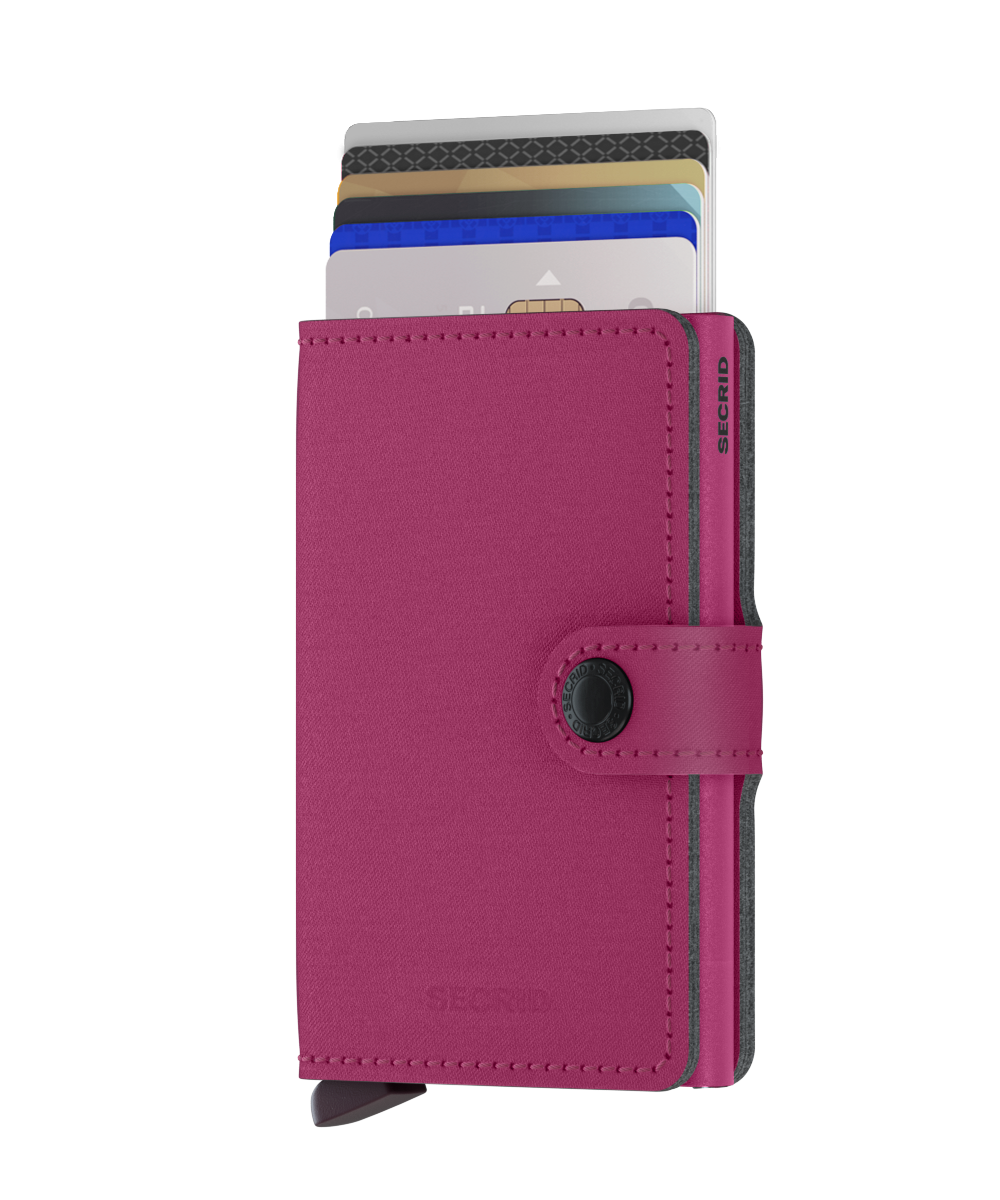 Secrid Miniwallet Yard (non-leather) powder fuchsia