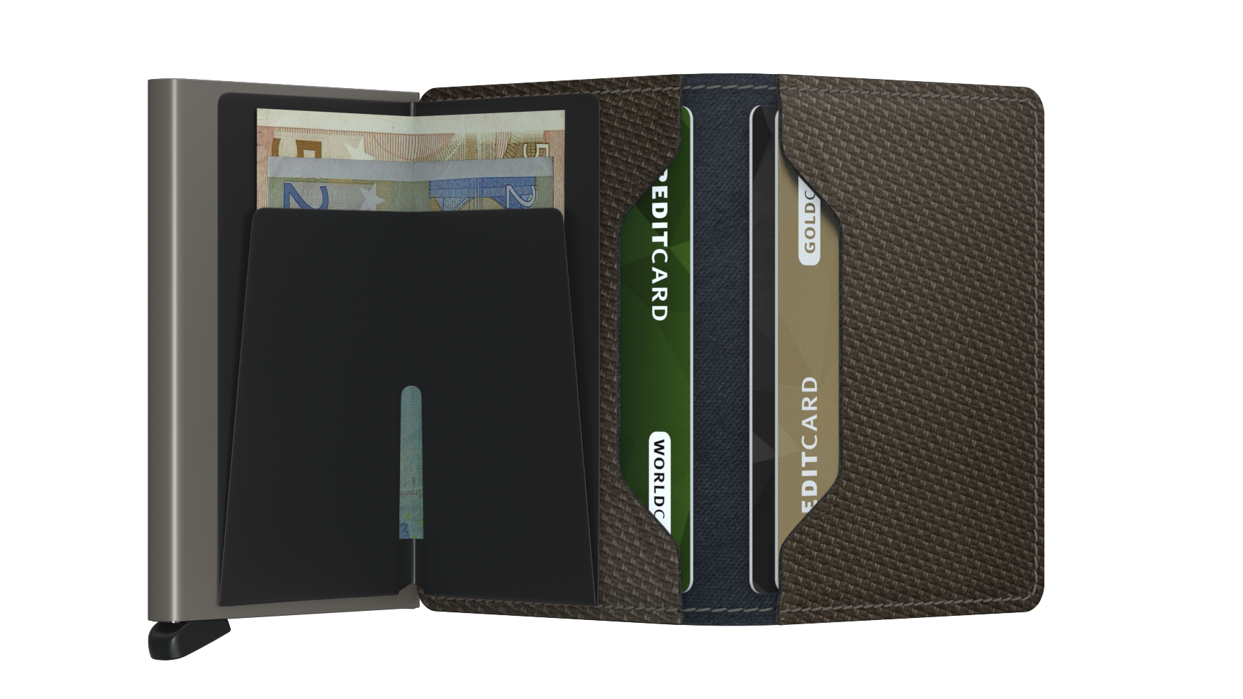 Secrid Slimwallet carbon khaki