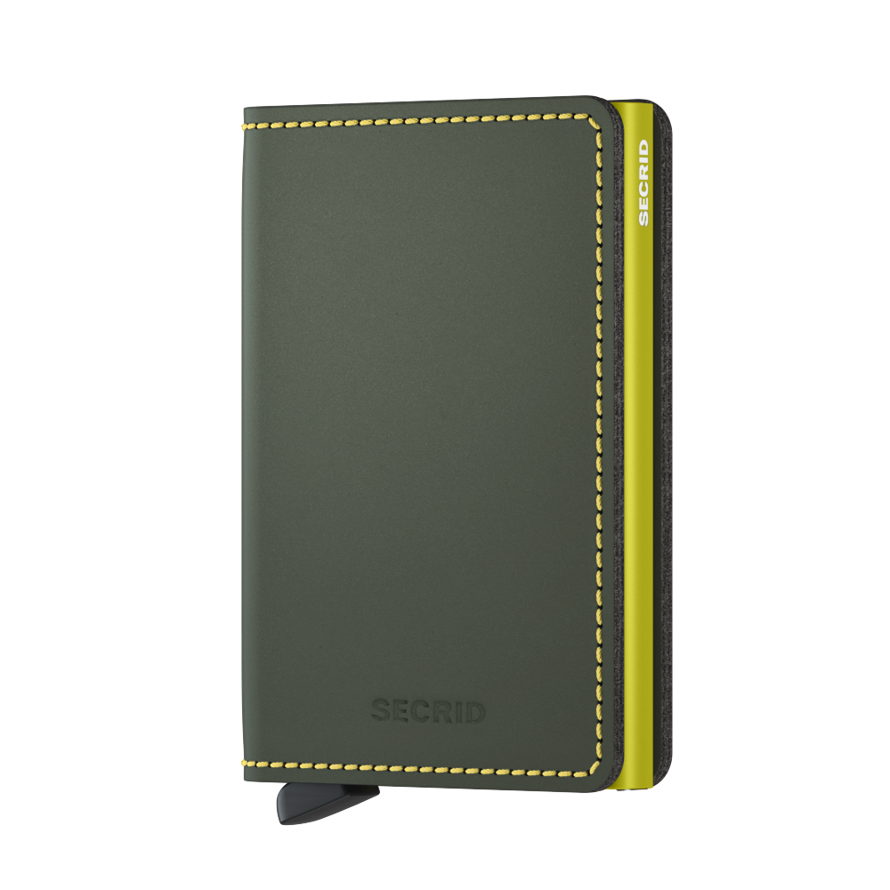 Secrid Slimwallet matte green & lime