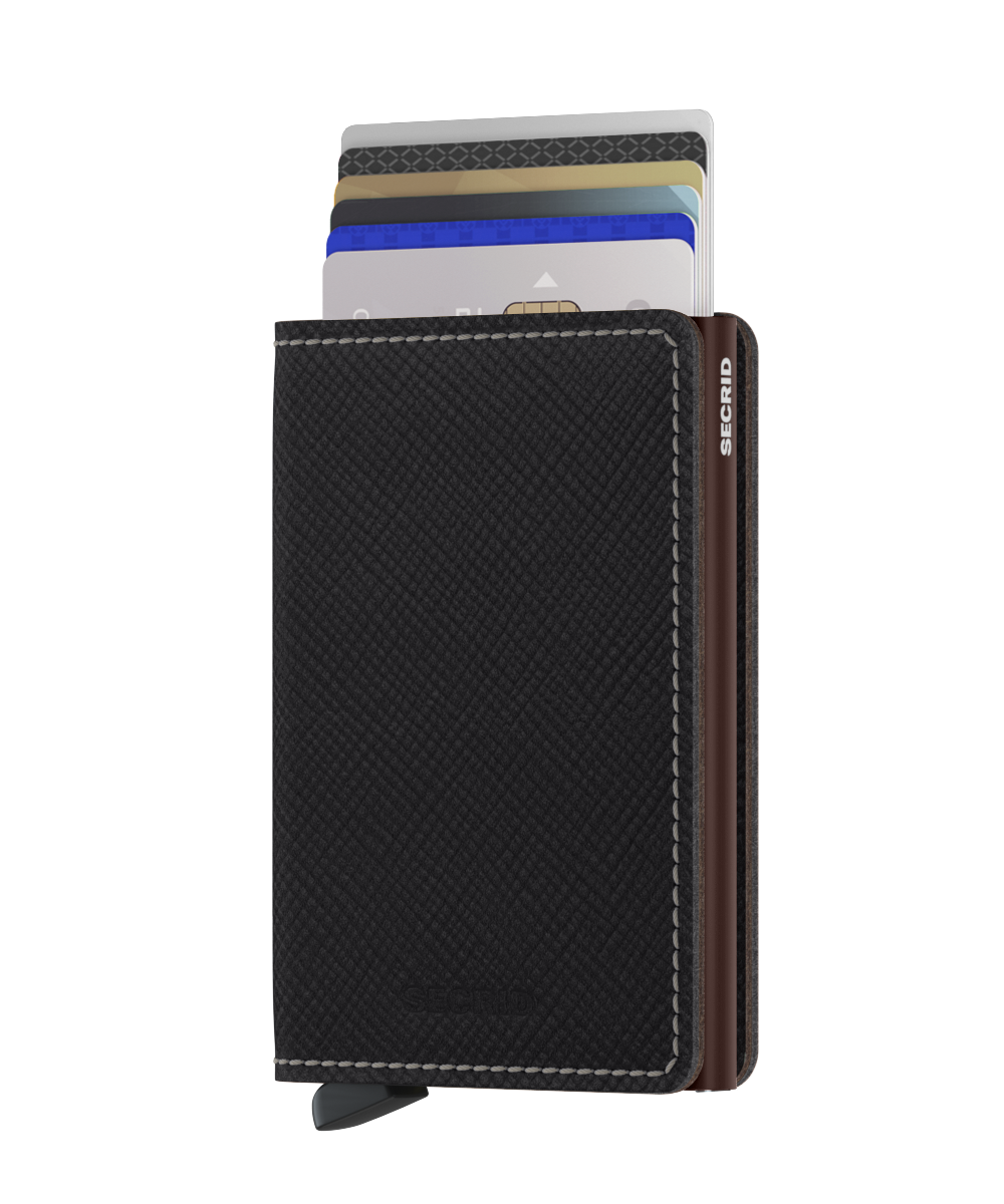 Secrid Slimwallet saffiano brown