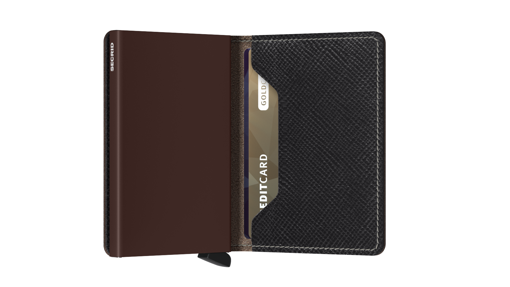 Secrid Slimwallet saffiano brown