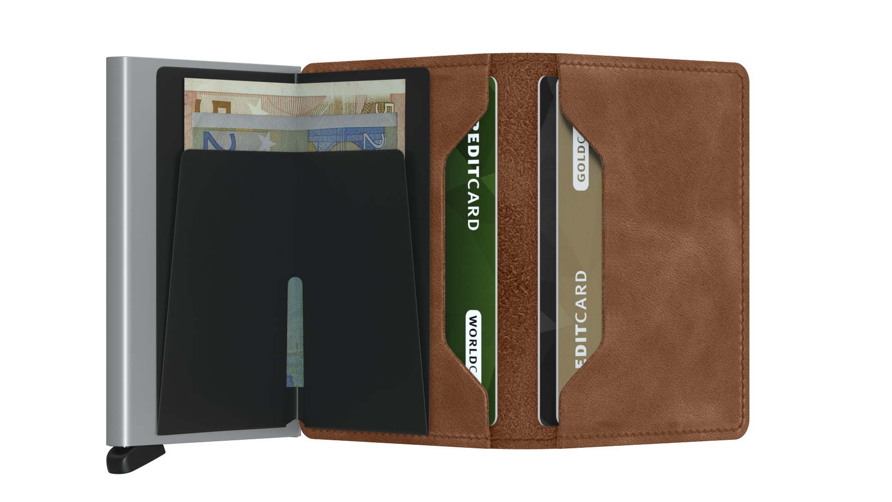 Secrid Slimwallet Vintage Cognac-Rost