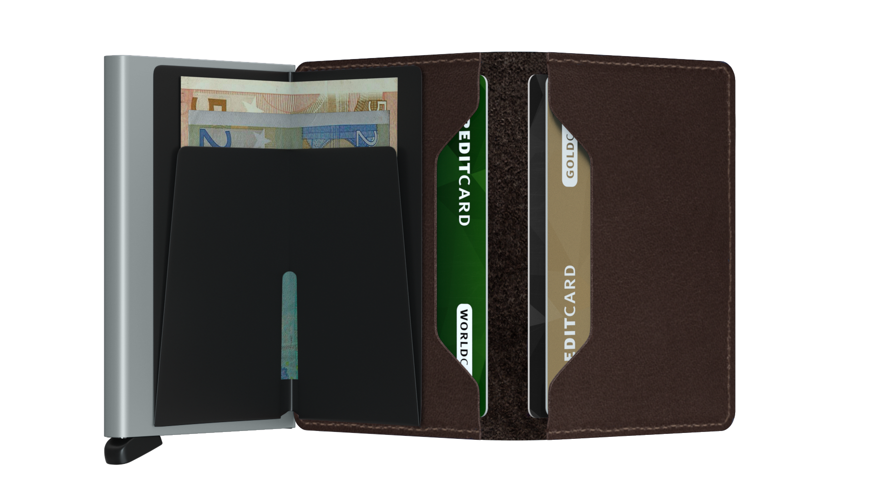 Secrid Slimwallet origineel donkerbruin