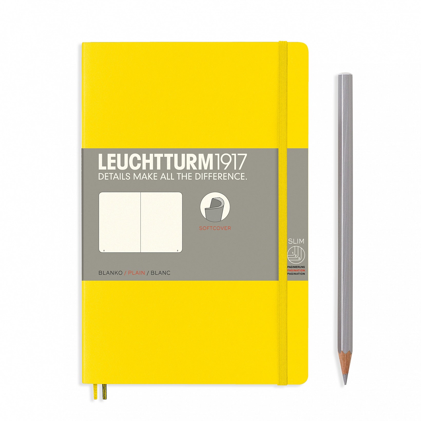 Leuchtturm paperback plain notebook (B6+) softcover