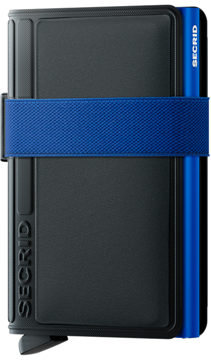 Secrid Bandwallet TPU (geen leer) zwart - kobalt