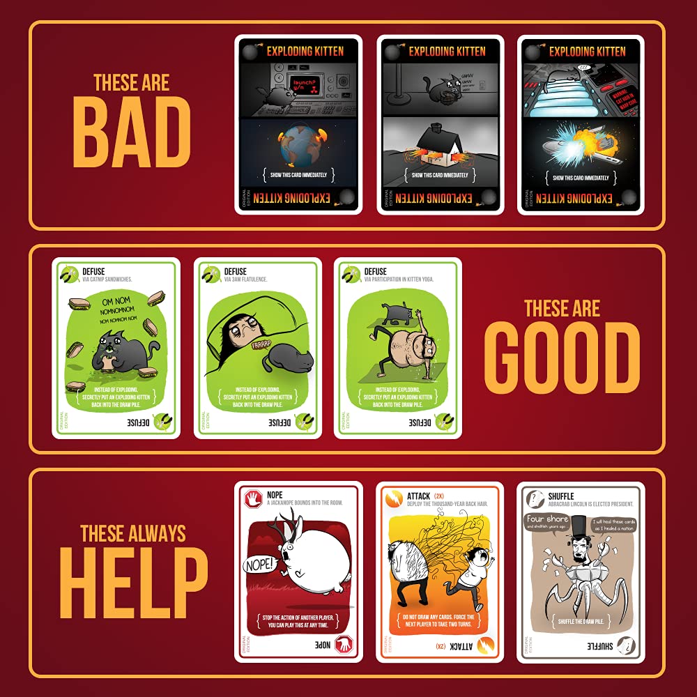 Exploding kittens (English)