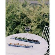 Cadaques Kleine Oceaan Kleur Serveerschaal