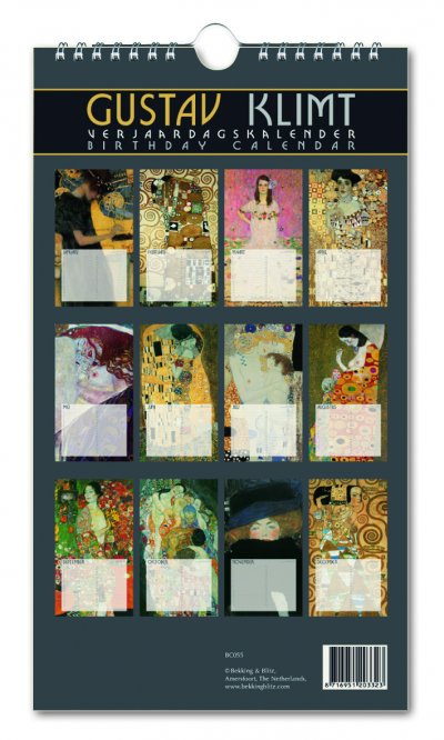 Verjaardagskalender Gustav Klimt