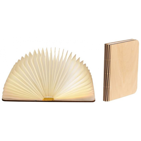 Buchlampenmedium aus Holz