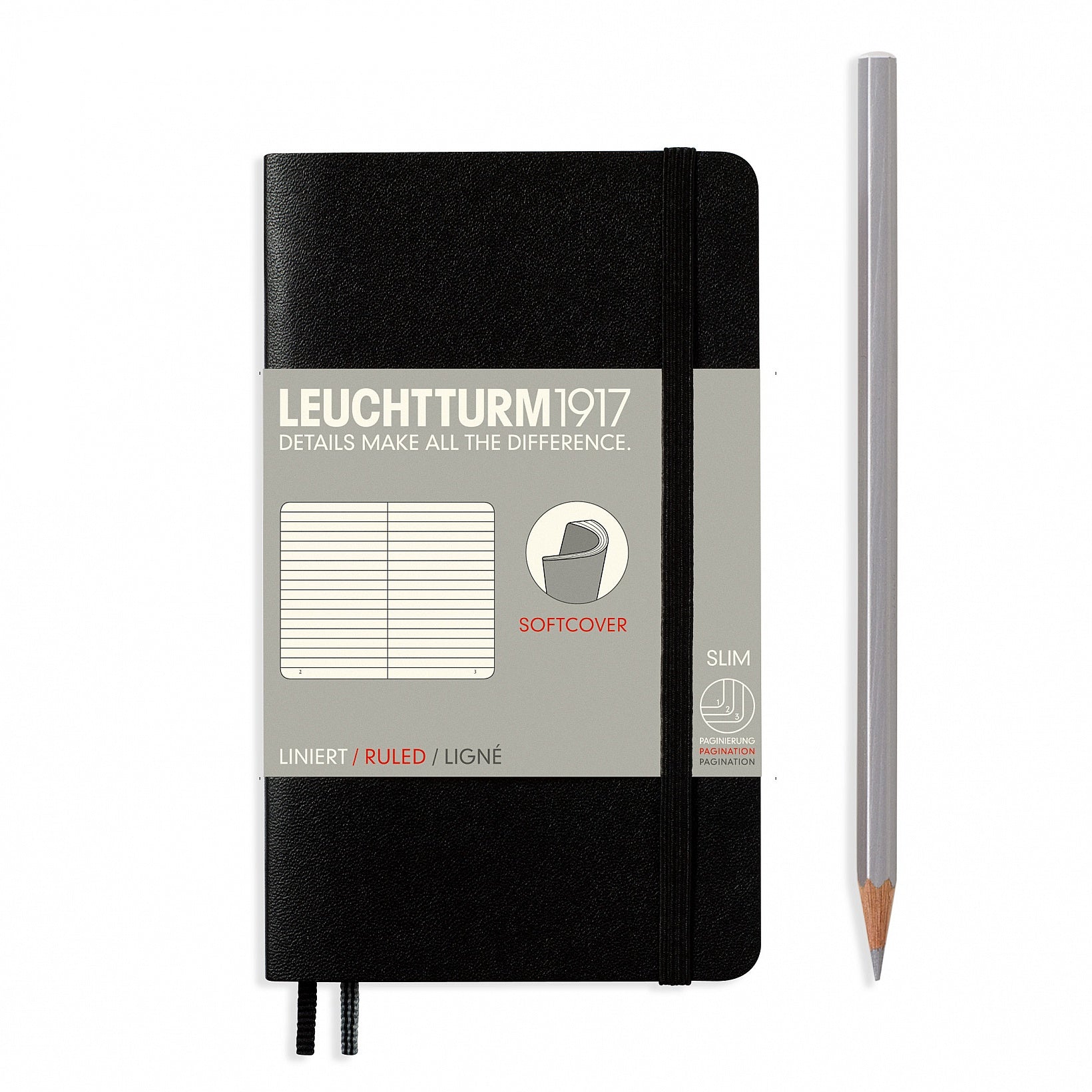 Leuchtturm gelinieerd notitieboekje (A6) softcover