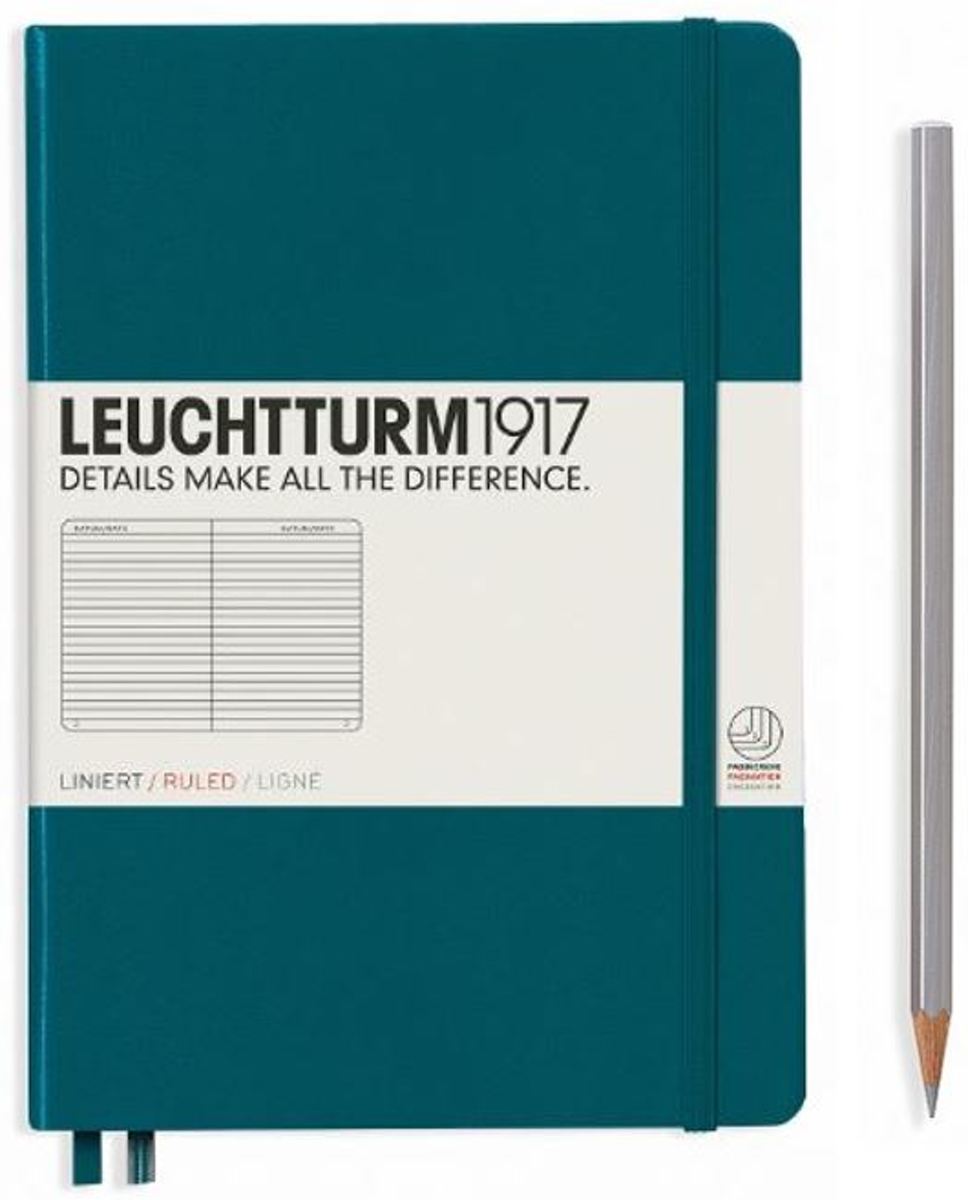 Leuchtturm paperback gelinieerd notitieboekje (B6+) softcover
