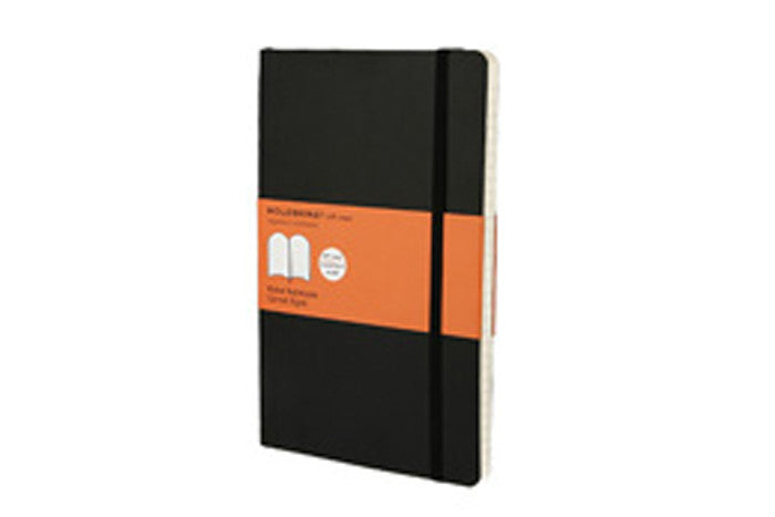 Moleskine notebook softcover large lined black