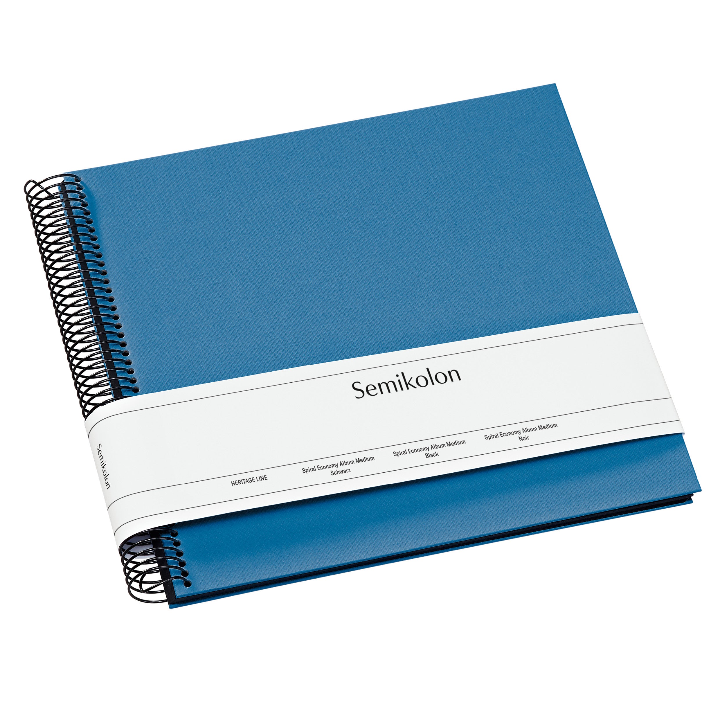 Semikolon Fotoalbum Spiraal Economy Zwart Medium
