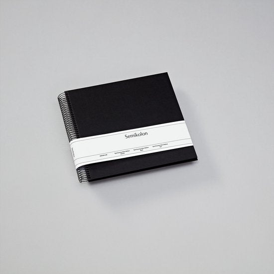 Semikolon Fotoalbum Spiraal Economy Zwart Medium