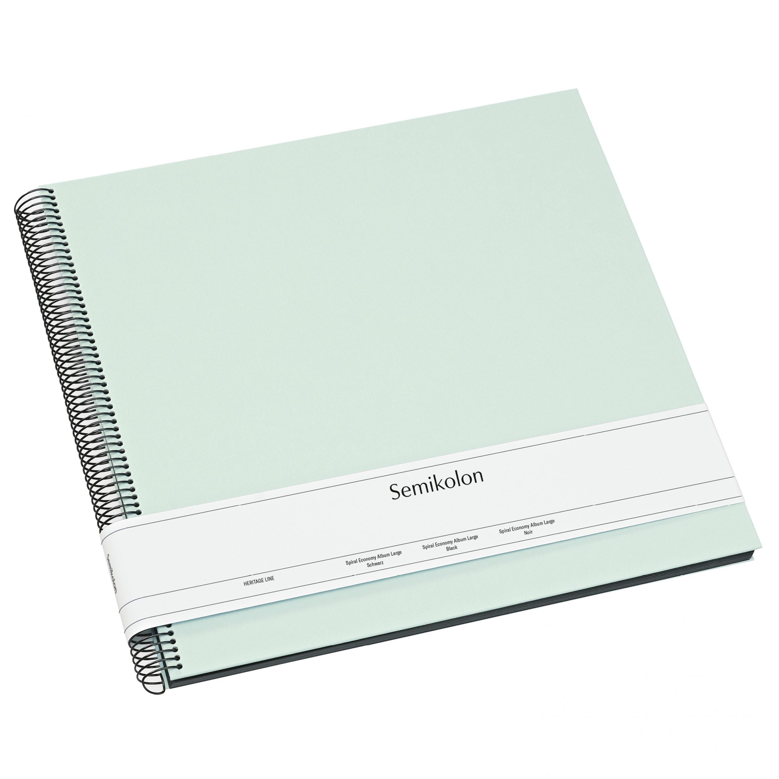 Semikolon Fotoalbum Spiraal Economy Zwart Groot
