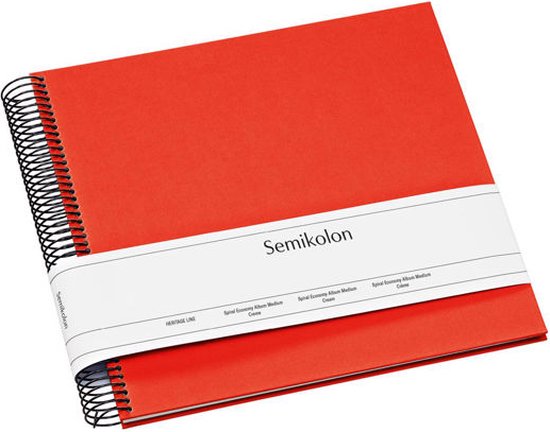 Semikolon Fotoalbum Spiraal Economy Crème Medium