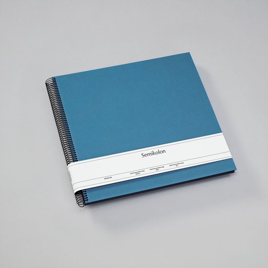 Semikolon Fotoalbum Spiraal Economy Zwart Groot