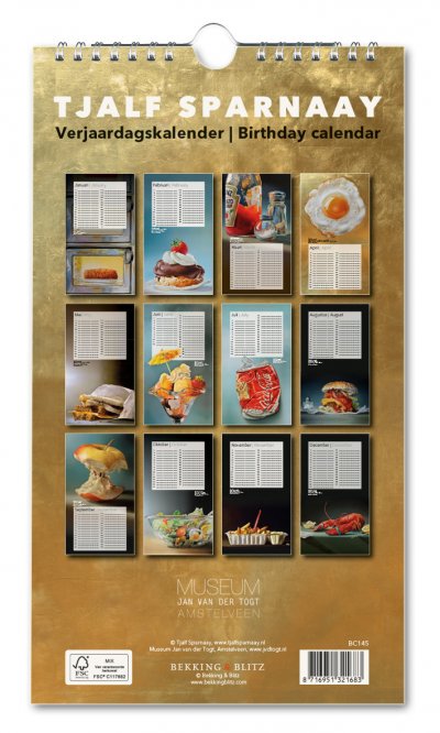 Birthday Calendar Sparnaay