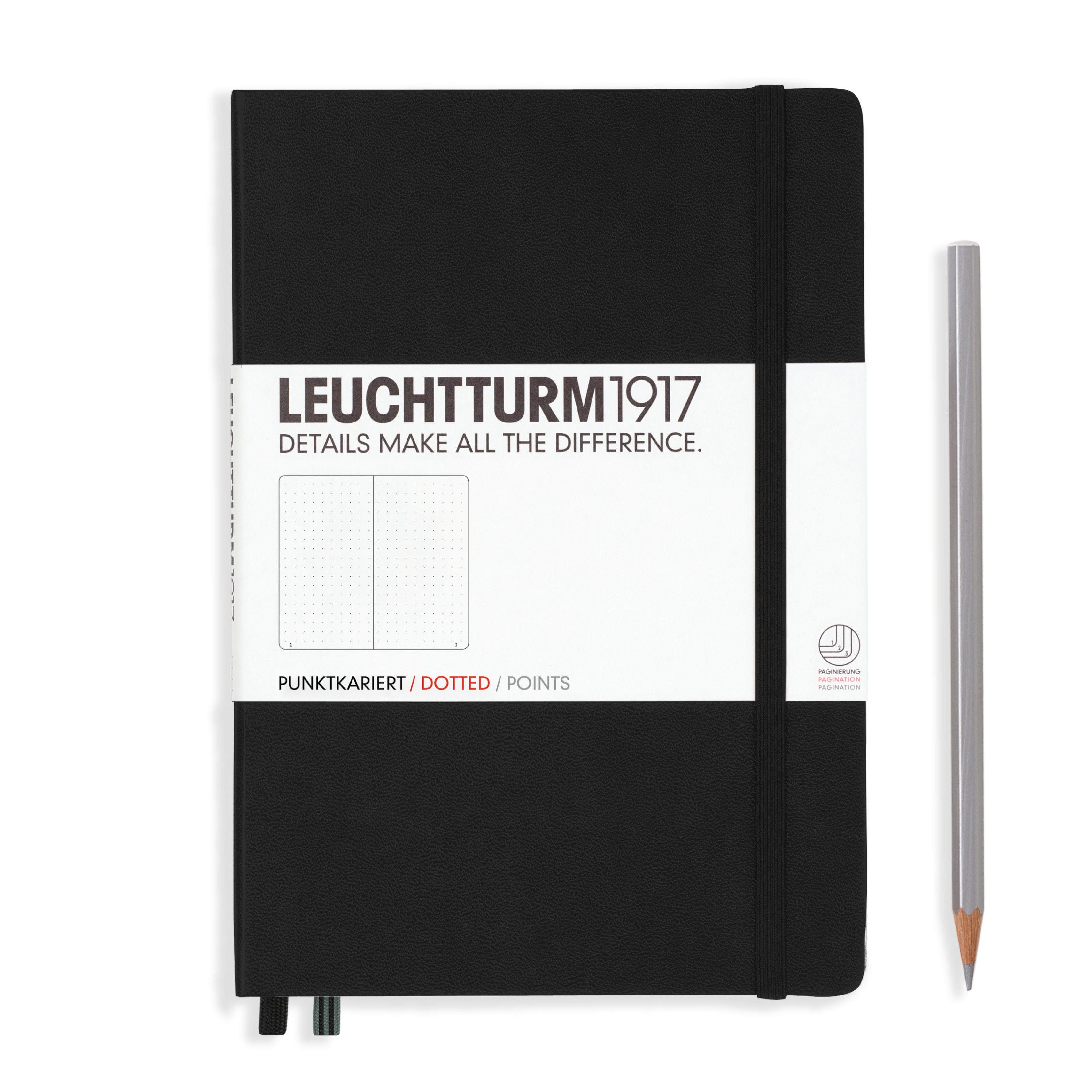 Leuchtturm medium gestippeld notitieboek (A5) hardcover