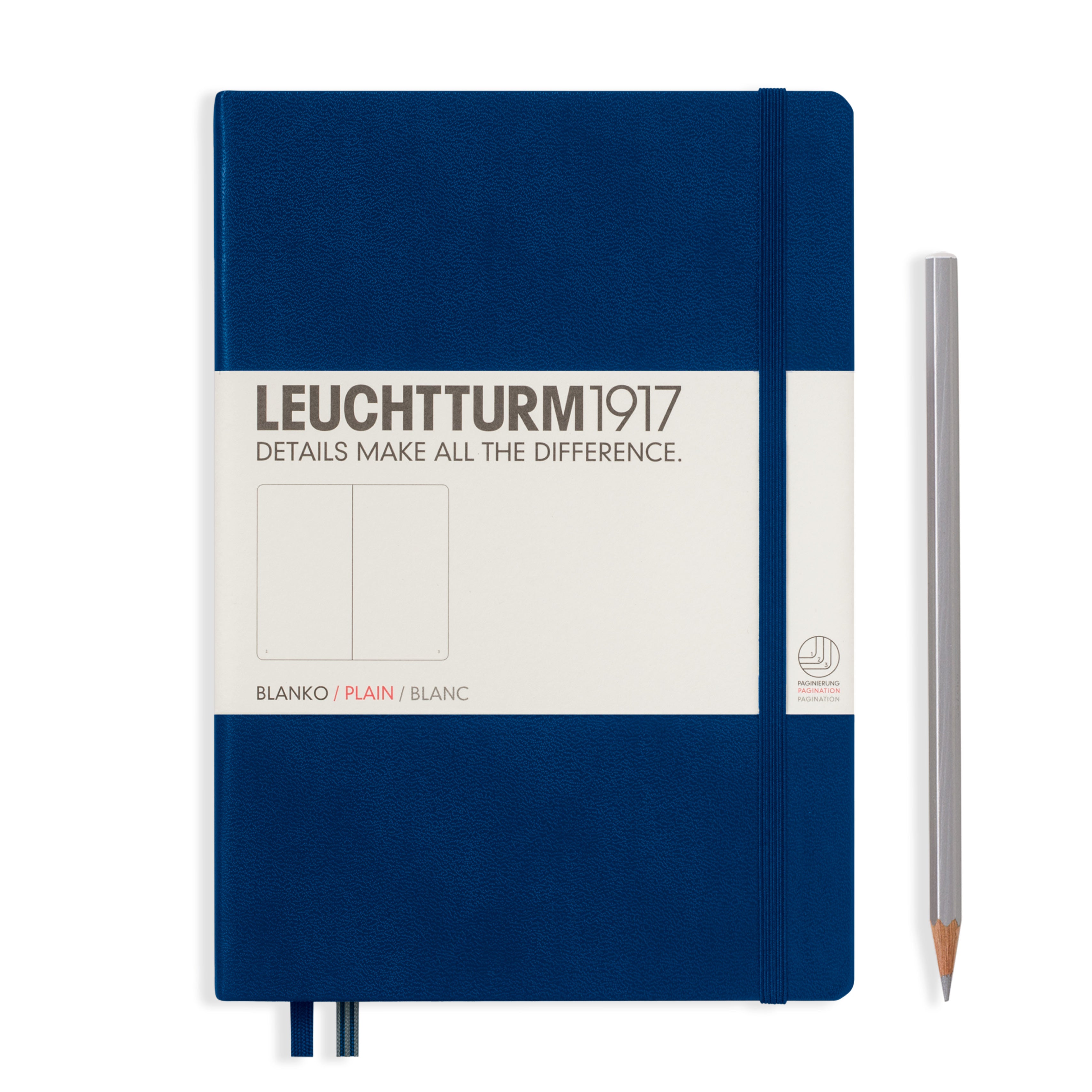 Leuchtturm medium blanco notitieboek (A5) hardcover
