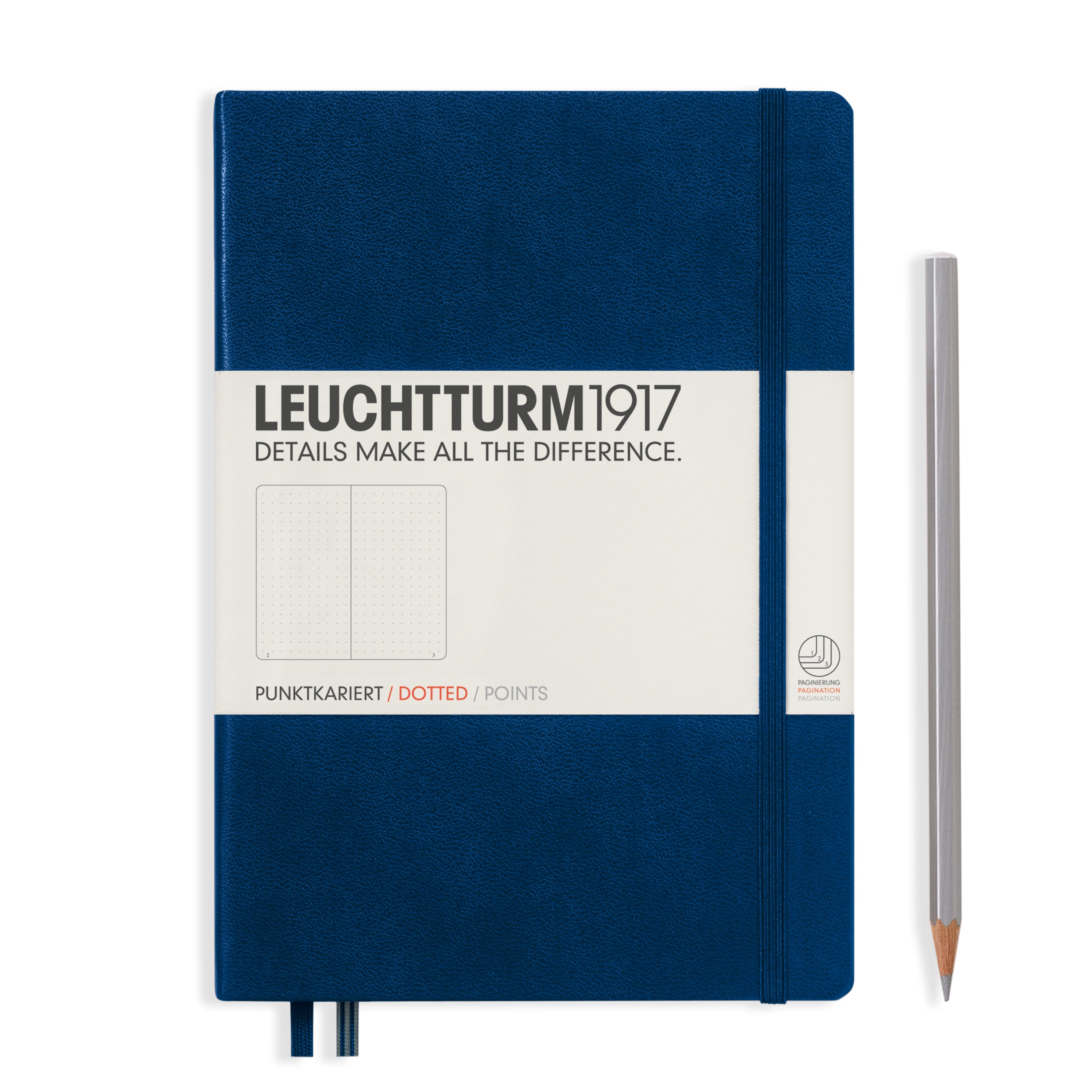 Leuchtturm medium gestippeld notitieboek (A5) hardcover