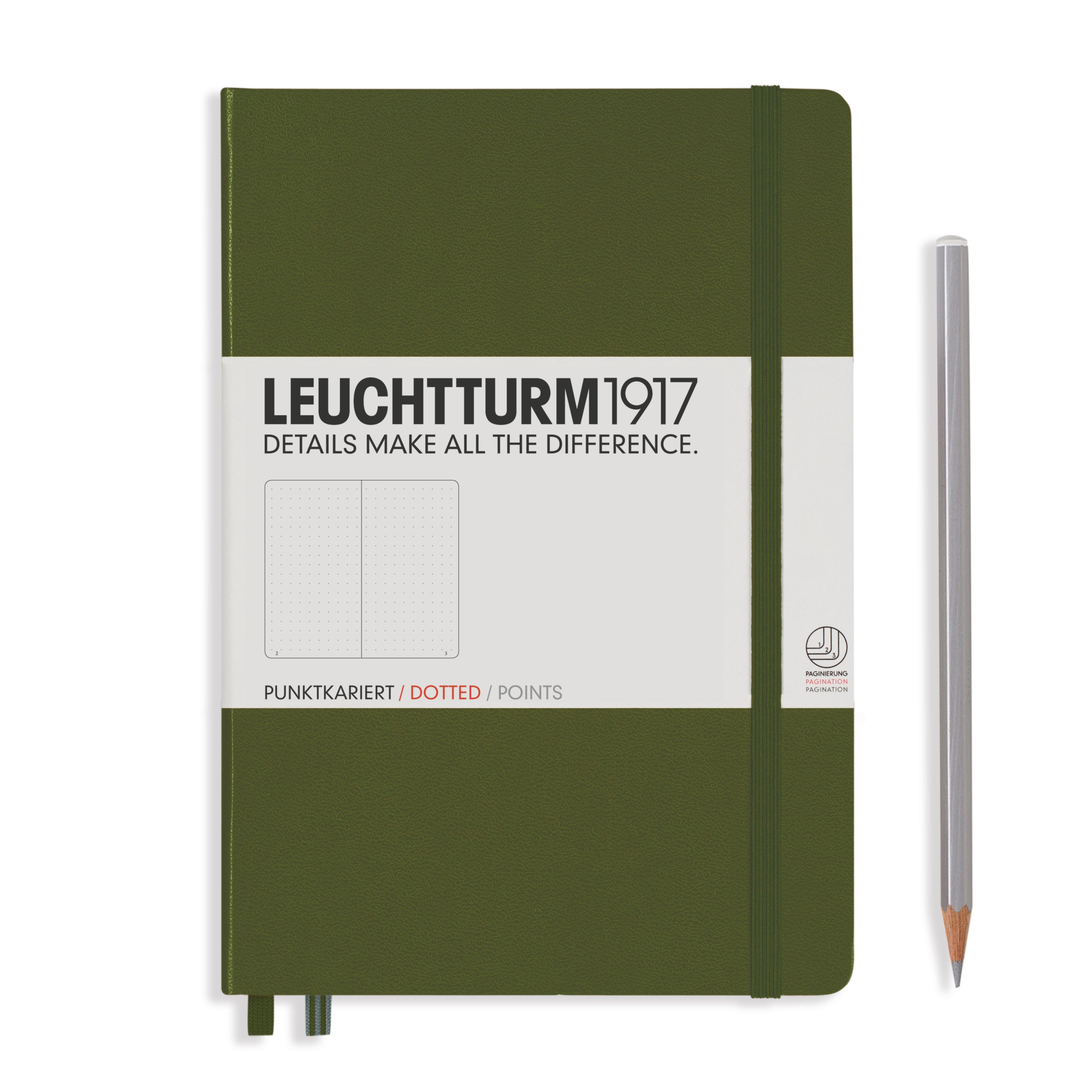 Leuchtturm medium gestippeld notitieboek (A5) hardcover