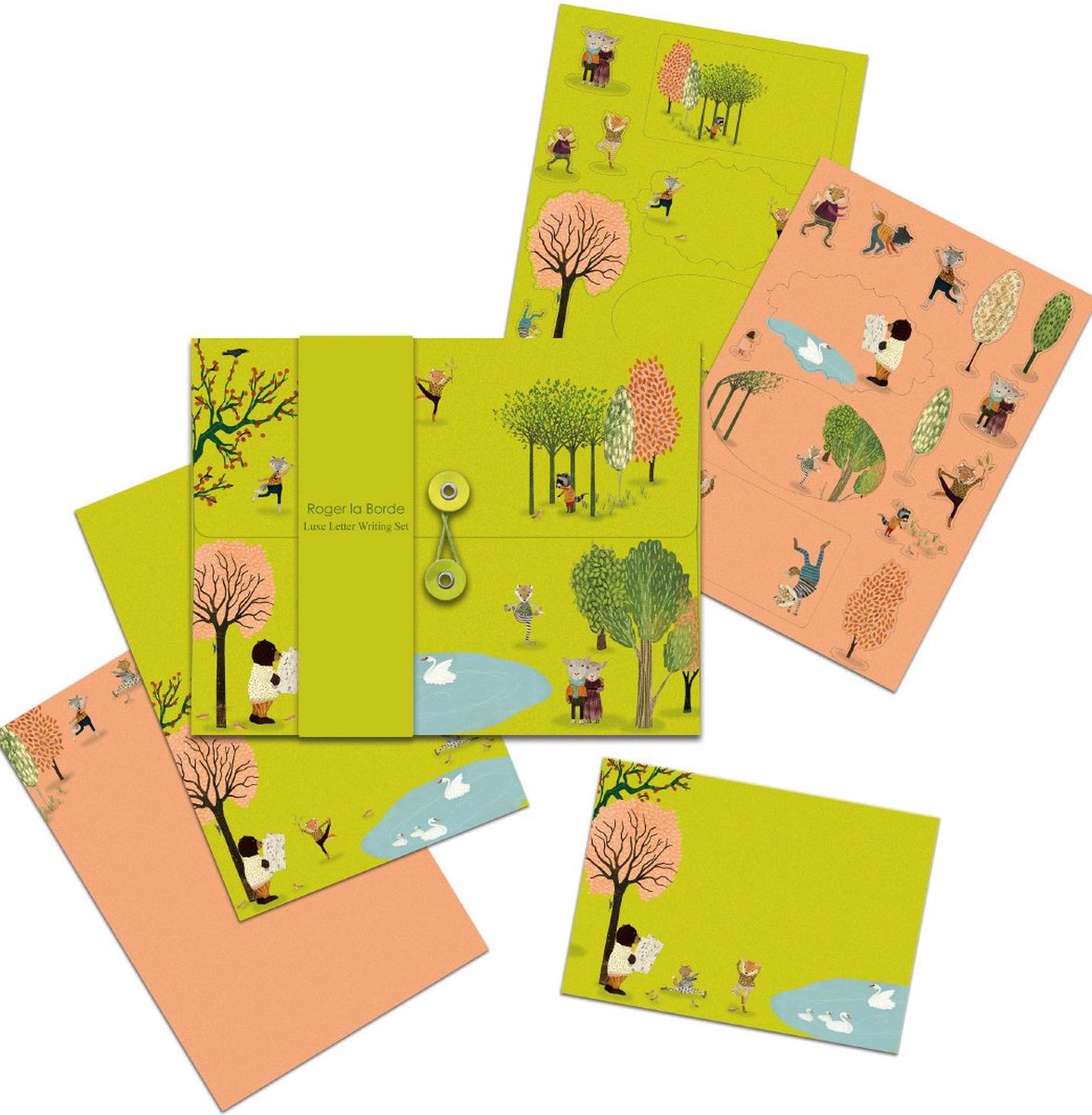 Schreibset dekoriert