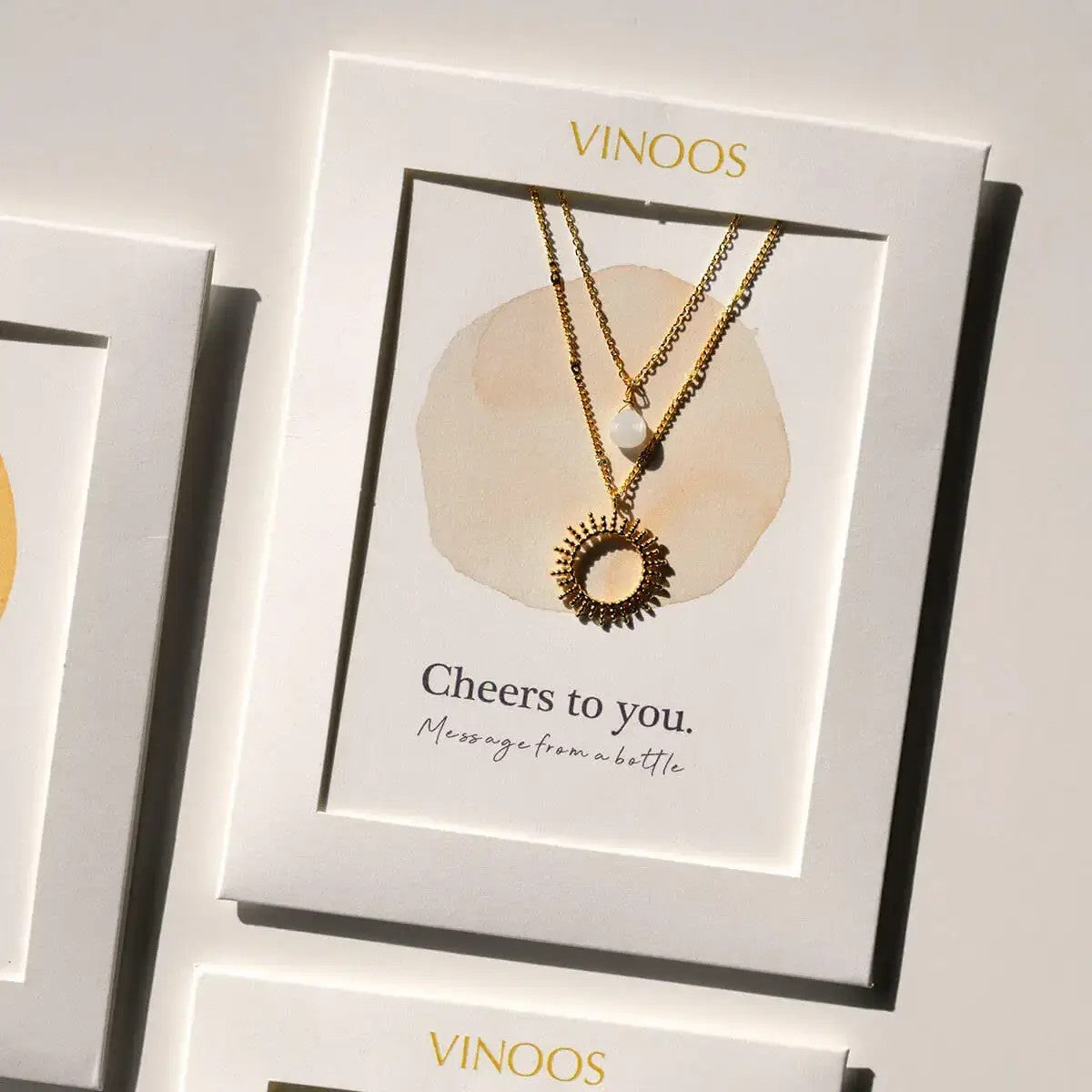Vinoos Sun halsketting Glas