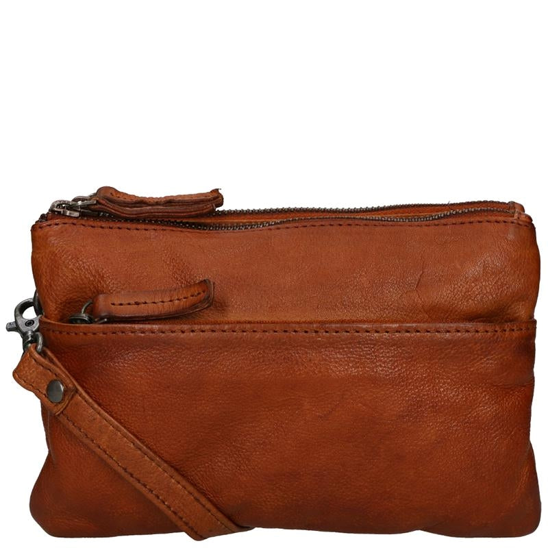DSTRCT Leren Tasje Harrington Road Cognac