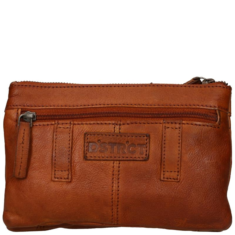 DSTRCT Leather Bag Harrington Road Small Cognac
