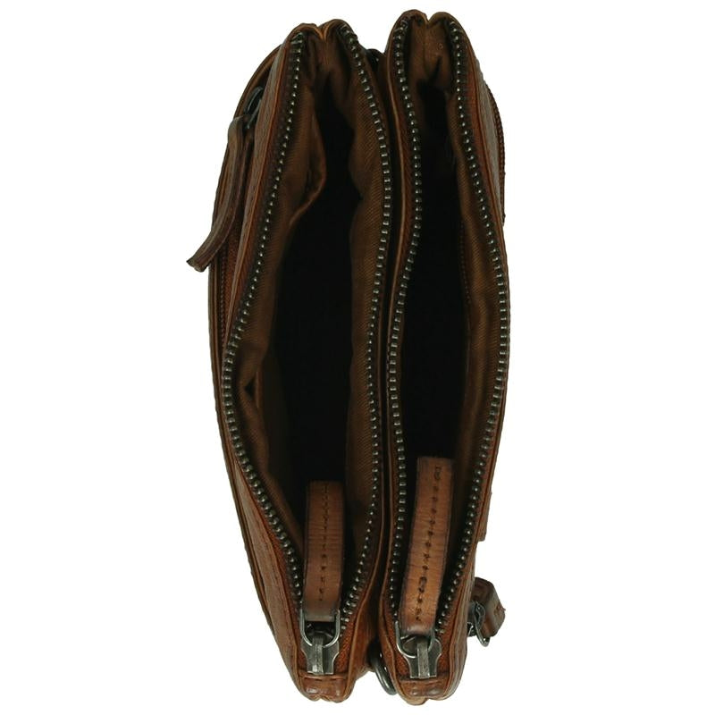 DSTRCT Leather Bag Harrington Road Small Cognac