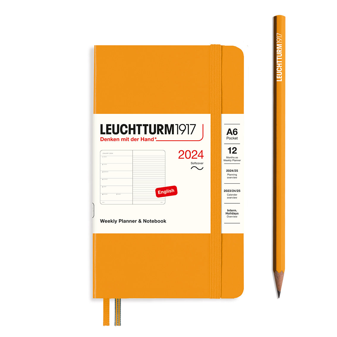 Leuchtturm 2024 diary softcover pocket week