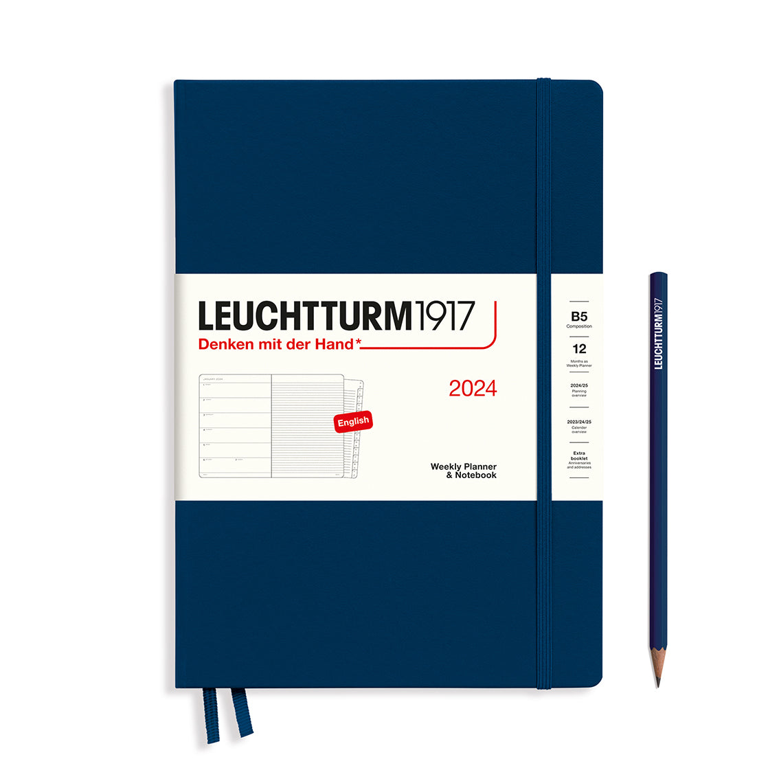 Leuchtturm 2024 diary hardcover composition b5 week