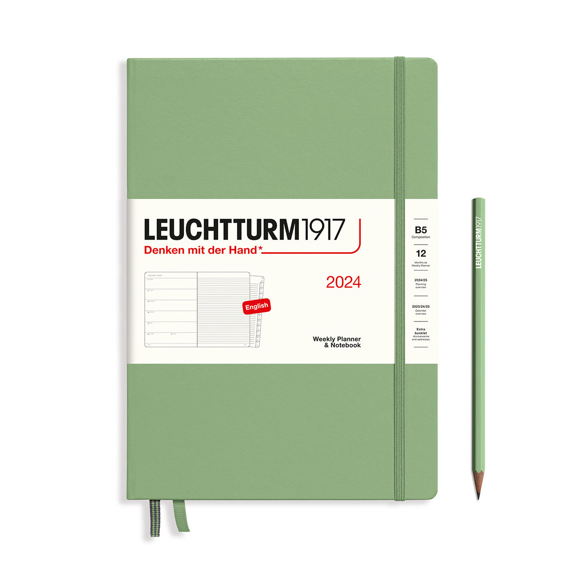 Leuchtturm 2024 diary hardcover composition b5 week