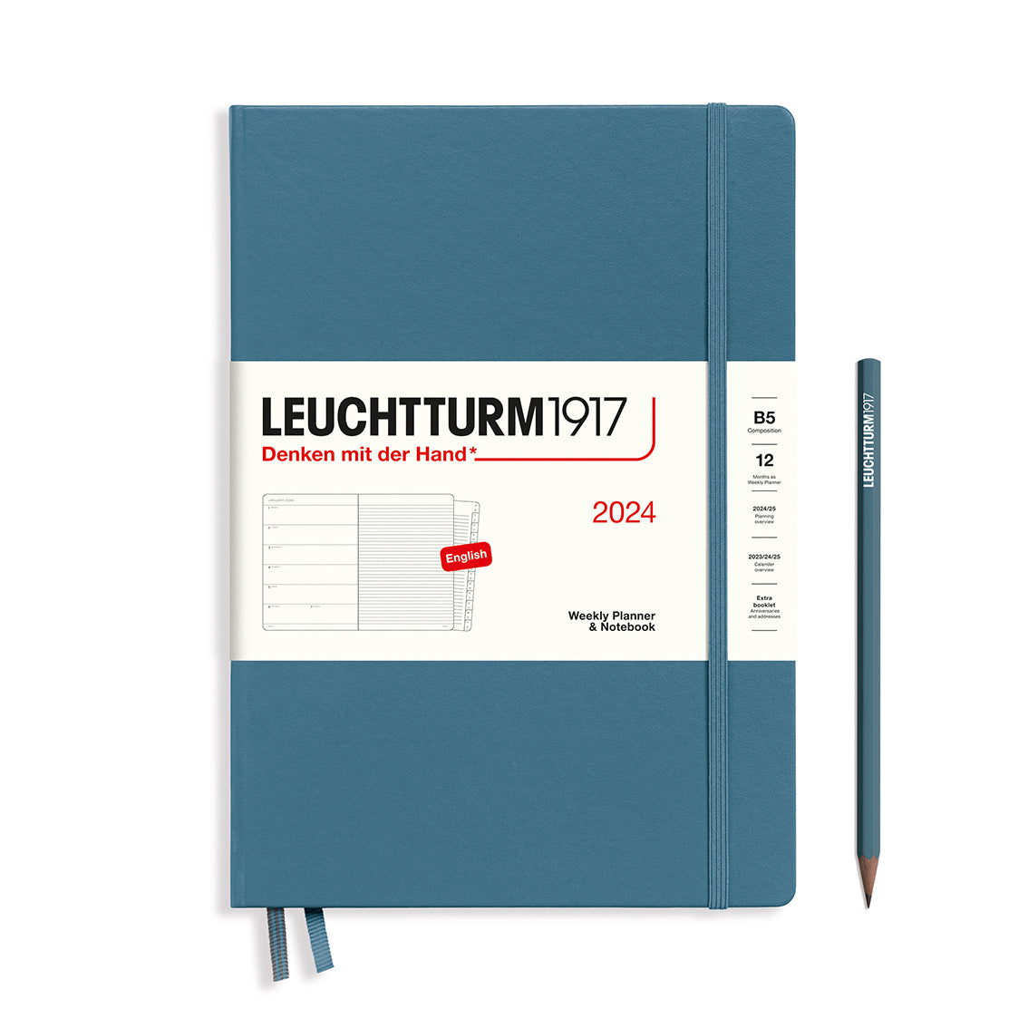 Leuchtturm 2024 diary hardcover composition b5 week