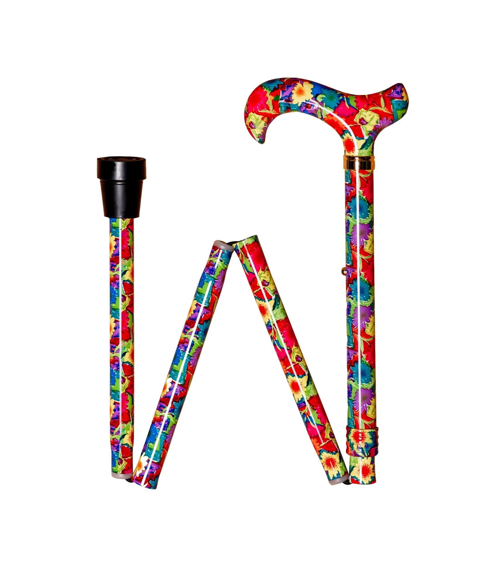 Walking Stick, Foldable and Adjustable