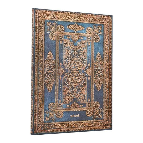 Paperblanks 2026 Agenda Grande Hardcover Blue Luxe 