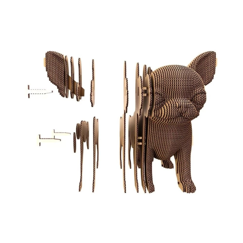 3D Kartonnen Puzzle: Chihuahua Puppy