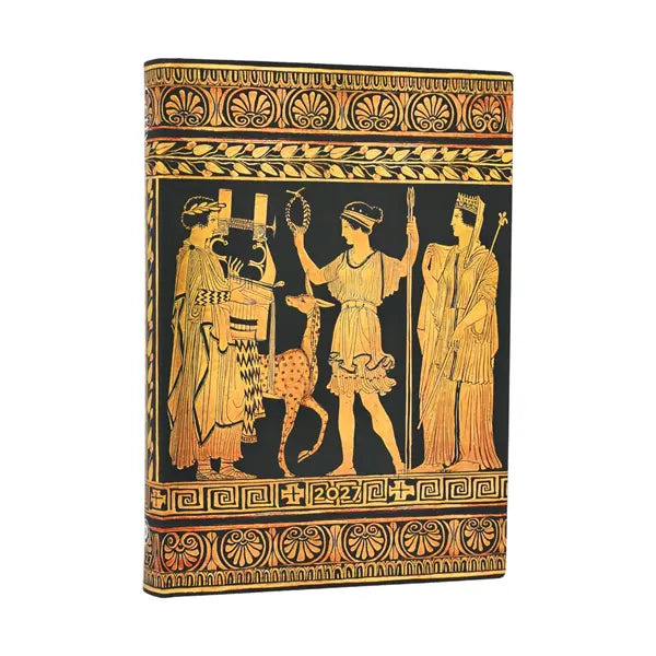 Paperblanks 18 Monate Planer midi Softcover Ancient Greek Pottery 2026-2027