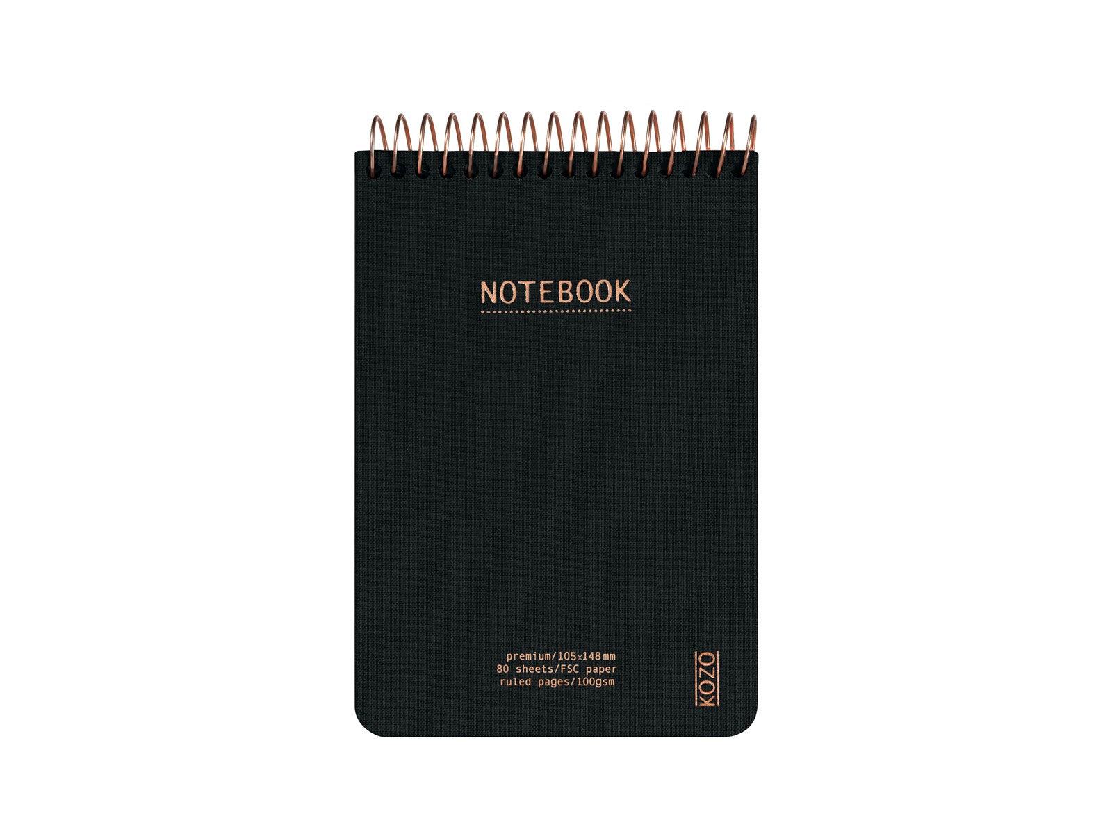 KOZO Notebook Canvas A6 Reporter Line