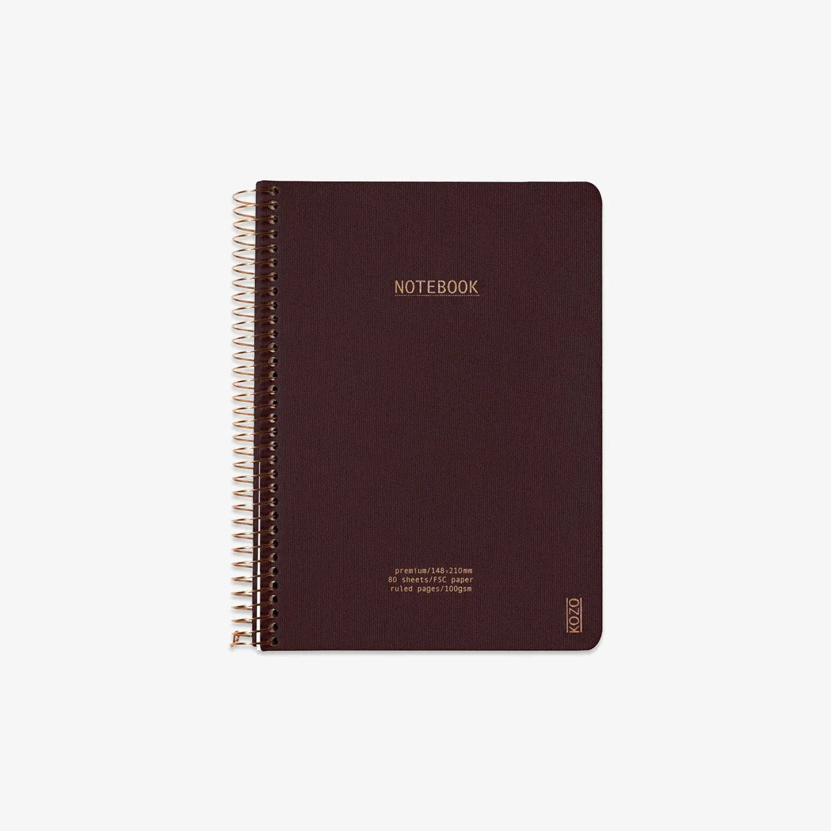 KOZO Notizbuch Canvas A5 liniert