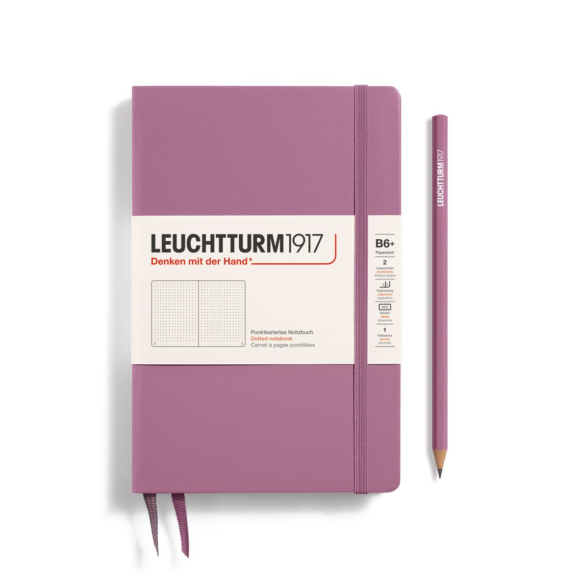Leuchtturm Notizbuch Hardcover Paperback (B6 +) Dotted