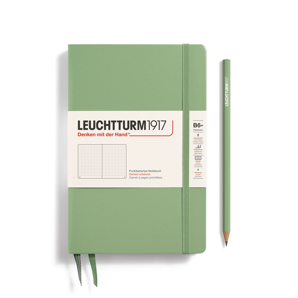 Leuchtturm Notizbuch Hardcover Paperback (B6 +) Dotted
