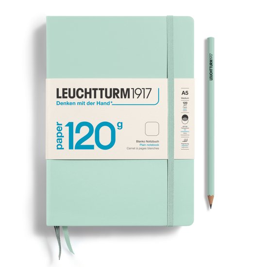 Leuchtturm Notitieboek Medium (A5) Hardcover Blanco 120 g